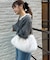 ロングファー2WAYショルダーバッグ