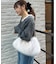 ロングファー2WAYショルダーバッグ