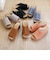 【MINNETONKA ミネトンカ】 スエード厚底サンダル PAISLEE