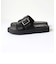 【PUPE プーペ】 ベルトデザイン 厚底フラットサンダル 【23MH546/A】