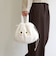 【WOVEN /ウーヴン】 エコファー ねこ フェイス 2WAY BAG 猫巾着 バッグ