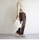【WOVEN /ウーヴン】 エコファー ねこ フェイス 2WAY BAG 猫巾着 バッグ