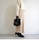 【WOVEN /ウーヴン】 エコファー ねこ フェイス 2WAY BAG 猫巾着 バッグ