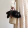 【WOVEN /ウーヴン】 エコファー ねこフラップカバー バッグカバー トートバッグ用 猫