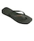 【havaianas ハワイアナス】 レディース サンダル ラバービーチサンダル 【Slim Square Logo Metallic】 スリムスクエアロゴメタリック