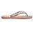 【havaianas ハワイアナス】 レディース サンダル ラバービーチサンダル 【Slim Square Logo Metallic】 スリムスクエアロゴメタリック