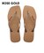 【havaianas ハワイアナス】 レディース サンダル ラバービーチサンダル 【Slim Square Logo Metallic】 スリムスクエアロゴメタリック