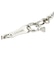 ブレスレット チェーン メンズ レディース プラチナ PT850 喜平チェーン 幅1.6mm 約2.54g 最大19cm LPUC ララクリスティー