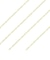 ネックレス チェーン 18金 最長40cm アズキ チェーンのみ 幅0.5mm ゴールド K18 長さ調整可能 LCC ララクリスティー