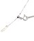 ネックレス チェーン プラチナ 最長45cm ペタル チェーンのみ 幅1.1mm 約0.9g PT850 長さ調整可能 LCC ララクリスティー