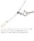 ネックレス チェーン プラチナ 最長45cm ペタル チェーンのみ 幅1.1mm 約0.9g PT850 長さ調整可能 LCC ララクリスティー