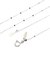 ネックレス チェーン プラチナ 最長45cm ファンタジア トビコマ 5:1 幅1.1mm 約1.0g PT850 長さ調整可能 LCC ララクリスティー