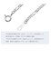 ネックレス チェーン プラチナ 50cm フィガロ チェーンのみ 幅2mm 約8.06g PT850 プラチナ 長さ50cm LCC ララクリスティー