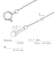 ネックレス チェーン プラチナ 50cm スクリュー チェーンのみ 幅0.8mm 約0.85g PT850 長さ50cm LCC ララクリスティー