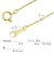 ネックレス チェーン 18金 40cm スクリュー チェーンのみ 幅1mm 約1.38g ゴールド K18 長さ40cm LCC ララクリスティー
