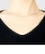 ネックレス チェーン プラチナ 40cm ベネチアン チェーンのみ 幅0.5mm 約1.18g Pt850 LCC ララクリスティー