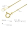 ネックレス チェーン 18金 45cm ベネチアン チェーンのみ 幅0.5mm 約1.12g K18 ゴールド LCC ララクリスティー
