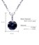 ネックレス レディース  プラチナ ブラックダイヤモンド 0.1ct Pt900 ローズカット 6本爪  LPUC ララクリスティー