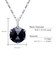 ネックレス レディース  プラチナ ブラックダイヤモンド 0.5ct Pt900 ローズカット 6本爪  LPUC ララクリスティー