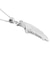 ネックレス レディース 18金 プラチナ 羽 フェザー シルバー シルバー925 ブランド ヴィクトリア ペンダント WHITE Label p5058-w LSC ララクリスティー