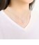 ネックレス ペンダントトップ プラチナ イニシャル アルファベット チャーム お守りジュエリー 重ね付け N