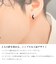 ピアス ペア ハーフ フープ ユニセックス レディース シルバー925 シルバーピアス アクセサリー メンズ レディース