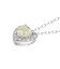ハート ダイヤモンド ネックレス 0.27ct PT900 プラチナ  K18 18金 ゴールド