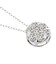 フラワー ダイヤモンド ネックレス 0.5ct PT900 プラチナ K18 18金