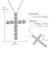 クロス ダイヤモンド ネックレス 1.0ct PT900 プラチナ  K18 18金 ゴールド