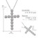 クロス ダイヤモンド ネックレス 1.0ct PT900 プラチナ  K18 18金 ゴールド