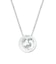 ダイヤモンド ネックレス Dカラー SIクラス フクリン 0.3ct 一粒 PT900 プラチナ/K18 ゴールド 鑑別書付