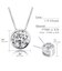 ダイヤモンド ネックレス Dカラー SIクラス フクリン 0.3ct 一粒 PT900 プラチナ/K18 ゴールド 鑑別書付