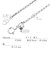 チェーン ネックレスチェーン ロールチェーン 幅 約 1.9mm pt850/K18 プラチナ ゴールド スライドアジャスターチェーン 長さ調整可能 全長50cm
