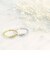 ダイヤモンド リング 0.1ct 3石  Pt900 プラチナ K18 イエローゴールド