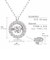 ネックレス レディース ダンシングストーン ダイヤモンド 0.3ct オーバル エタニティ PT900 K18 18金 ゴールド