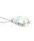 ネックレス レディース オパール 0.25ct PT900 プラチナ K18 18金 ゴールド