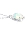 ネックレス レディース オパール 0.25ct PT900 プラチナ K18 18金 ゴールド
