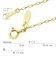 ゴールド チェーン ネックレス 18金 K18 シャインカット 幅 1.0mm 約 1.2g 最長 45cm 長さ調整可能