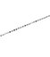 プラチナ チェーン ネックレス Pt850 カットボール 幅 1.2mm 約 3.7g 最長 45cm 長さ調整可能