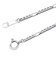 ネックレス チェーン フィガロ Pt850 プラチナ 線径0.6φ 幅2mm 長さ 45cm