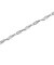 ネックレス チェーン スクリュー Pt850 プラチナ 線径0.33 幅 約 1.9mm 長さ 50cm