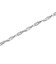 ネックレス チェーン スクリュー Pt850 プラチナ 線径0.33 幅 約 1.9mm 長さ 55cm