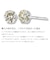 ピアス レディース 天然ダイヤモンド シャンパンカラー SIクラス Pt900 プラチナ 計0.3ct 6本爪 スタッド
