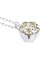 ネックレス レディース 天然ダイヤモンド シャンパンカラー SIクラス Pt900 プラチナ 0.2ct 6本爪