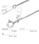 プラチナ チェーン ネックレス Pt850 トリプルスパイク 幅 0.7mm 約 2.4g 最長 45cm 長さ調整可能