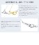 ネックレス サニー ダイヤモンド フクリン 0.1ct プラチナ PT900 イエローゴールド K18YG 18金