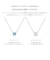 ブルートパーズ ホワイトトパーズ 0.3ct ネックレス PT900 18金 K18 ゴールド