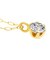 ネックレス ダイヤモンド 0.1ct PT900 プラチナ K18 ゴールド