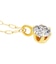 ネックレス ダイヤモンド 0.1ct PT900 プラチナ K18 ゴールド