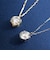 ネックレス ソリティア ダイヤモンド 0.5ct 1粒 pt900 プラチナ K18 18金 イエローゴールド